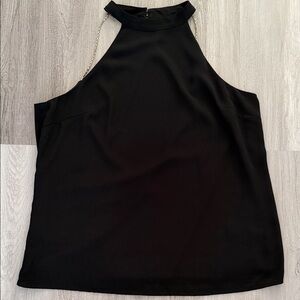 Express Black Halter Women's Blouse
